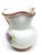 Italian Ceramic Flower Hand Painted Small Pitcher For Sale - Image 4 of 8