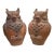 A Pair of Vintage Italian Style Terracotta Owl Garden Statues & Lanterns For Sale