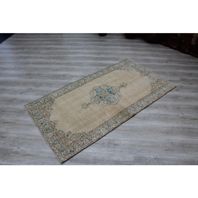 Vintage Turkish Area Rug - 40"x73.5" For Sale In Raleigh - Image 6 of 13