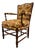 Vintage 1960s Barnard & Simonds Co. Louis XIII Style Upholstered Armchair For Sale