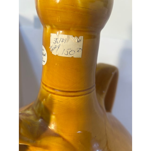 Vintage Nicola Fasano Grottaglie Italian Terracotta Floor Urn - 24" For Sale - Image 15 of 18