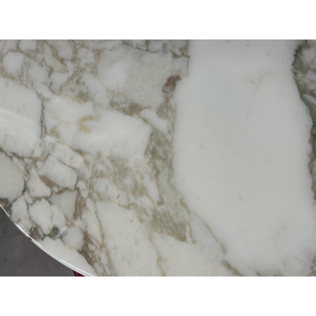 Eero Saarinen for Knoll Marble Pedestal Tulip Dining Table For Sale - Image 10 of 12