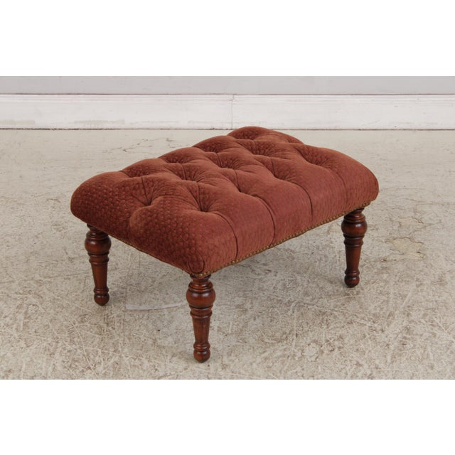 Stickley Leopold Upholstered Chair & Ottoman For Sale - Image 14 of 18