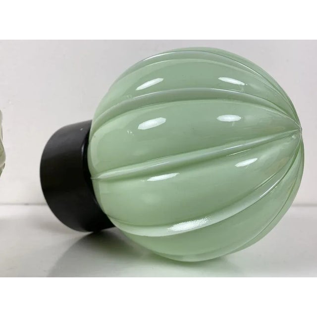 Art Deco Ceiling Lamps from Thabur, 1920s, Set of 3 For Sale - Image 9 of 15