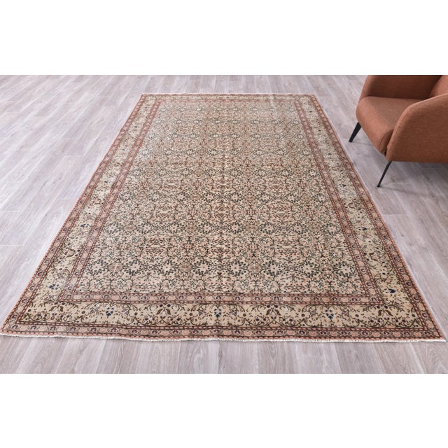 Vintage Turkish Rug in Wool For Sale - Image 3 of 11