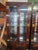 Wood Vintage American of Martinsville Chinoiserie Asian-Style Curio Display Cabinet For Sale - Image 7 of 10