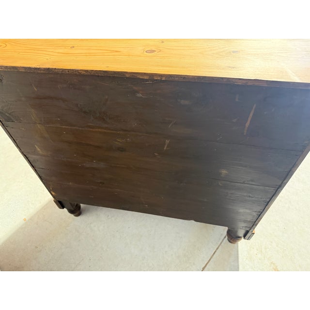 Antique Pine Two Over Two Drawers - Chest of Drawers From England For Sale - Image 18 of 18