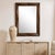 This Mirror Boasts A Classic Raised Diamond Pattern Meticulously Crafted From Solid Acacia Wood, Finished In A Rich Dark...