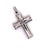1990s 1990s David Yurman Black Diamond Chevron Silver Cross Pendant 16.5g Estate For Sale - Image 5 of 14