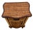 Wood 1960s Mid Century Nightstand Cabinet With Drawer Wicker and Bamboo Petite Size For Sale - Image 7 of 14