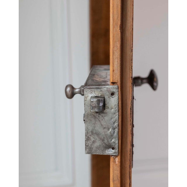 French 19th Century Double-sided Double-leaf Walnut Communication Door For Sale - Image 4 of 18