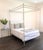 Orleans Upholstered Canopy Queen Size Bed For Sale In New Orleans - Image 6 of 7