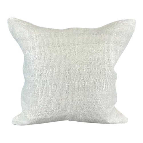 Turkish Cushion Natural Grayish White Pillow Cushion Cover
