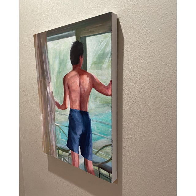 Contemporary Letting the Light In, Oil on Linen by Kory Alexander For Sale - Image 3 of 8