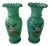 Victorian Art Nouveau Bristol Mouth-Blown Vases, 1950s, Set of 2 For Sale