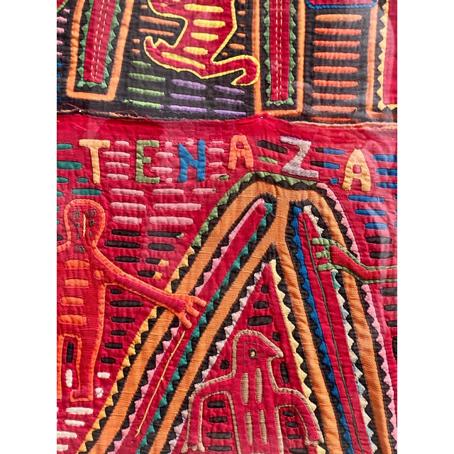 These Vintage Mola textiles were acquired from an estate of a collector. Beautiful vibrant colors. According to the...