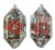 Vintage 1960s Jewelbrite Botanical & Bird Christmas Ornaments — Set of 14 For Sale - Image 9 of 14