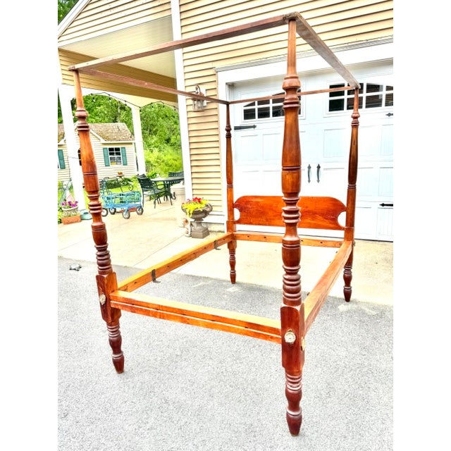 American Antique American Early 19th Century Canopy Bed For Sale - Image 3 of 9