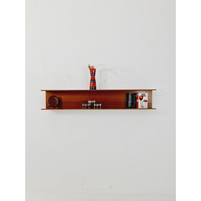 Long German Hanging Shelf by Wilheilm Renz for Walter Renz, 1960s For Sale - Image 10 of 11