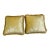 Vintage Italian Fortuny Silk Feather Down Pillows Pair For Sale