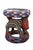 African Late 20th Century African Cameroon Bamileke Tribal Beaded Zoomorphic Side Table Stool 16" For Sale - Image 3 of 16
