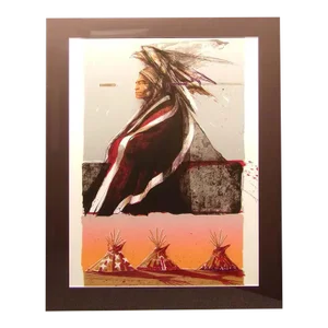 Larry Fodor "Dusty Stars Ii" Original Limited Edition Lithograph Framed