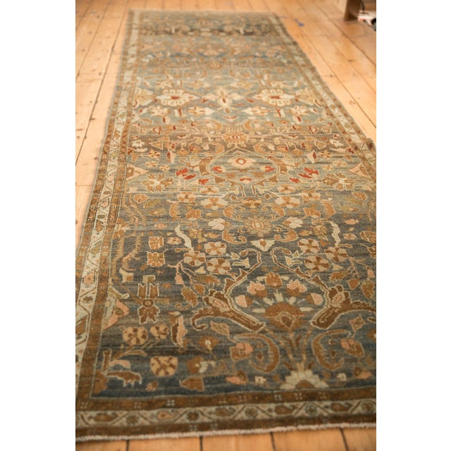 Traditional Vintage Distressed Malayer Rug Runner - 3'8" x 12'4" For Sale - Image 3 of 11