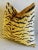 Late 20th Century Scalamandre Le Tigre Tiger Silk Feather/Down Pillow 23" Square For Sale - Image 5 of 7
