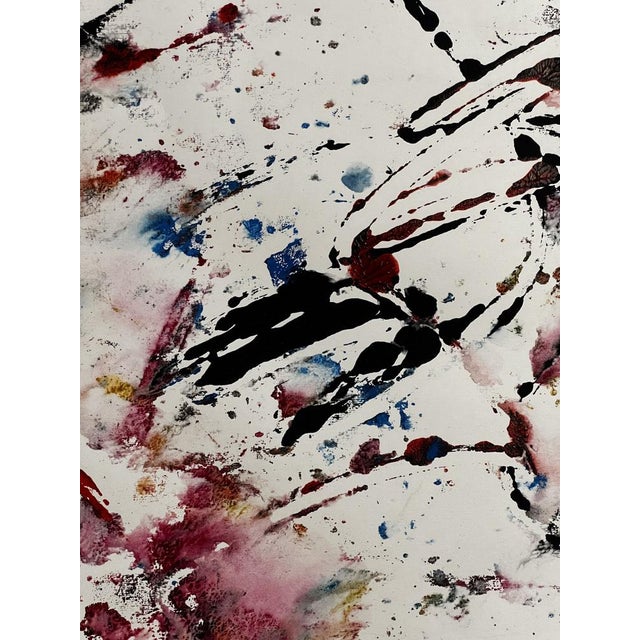 Elio Di Blasio, Spoltore, Italy, Original painting signed and closed 1989, Acrylic, mounted on Fabriano base paper...