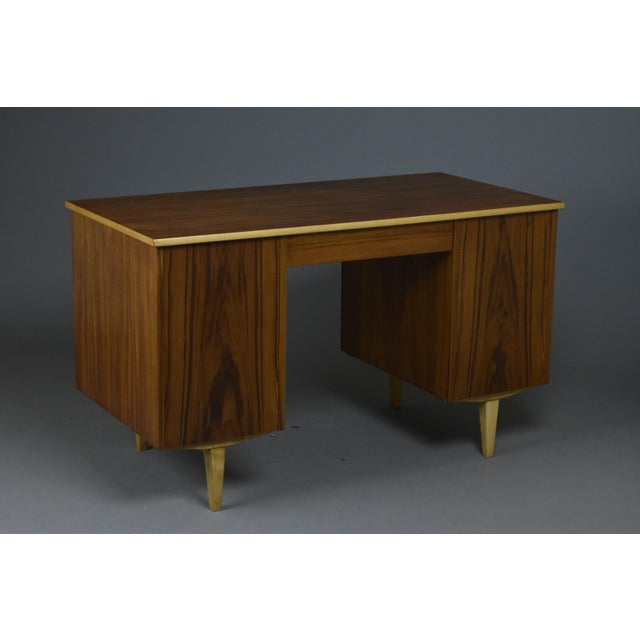 Mid-Century Modern Swedish Double-Sided Desk in Teak, 1960s For Sale - Image 14 of 17