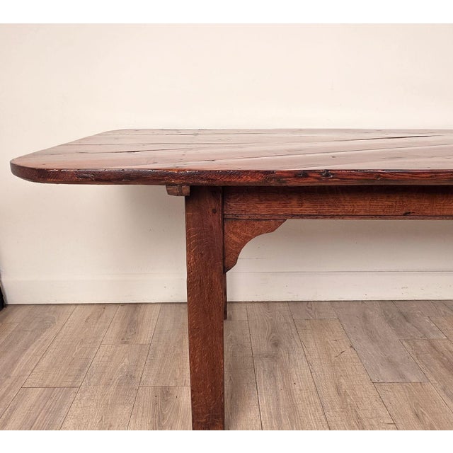 French Antique Farmhouse Table, 19th Century For Sale In San Francisco - Image 6 of 14