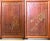 Late 19th Century Antique Chinese Hand Painted 4-Panel Wood Screen For Sale - Image 5 of 13