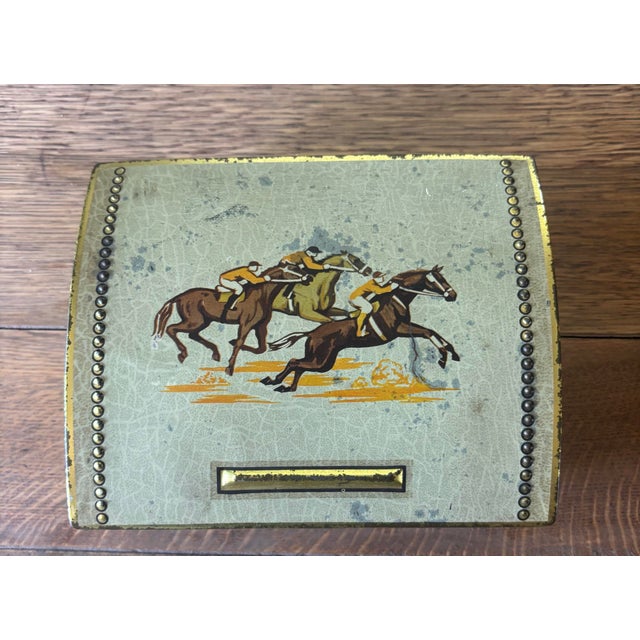 Rustic European Vintage Confiserie Outsider of Tourcoing French Confection Box For Sale - Image 3 of 9