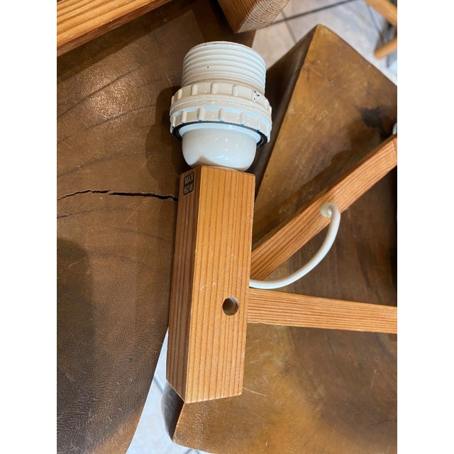 Articulated Accordion Wall Lights in Pine Wood from Translandia, Denmark, 1960, Set of 2 For Sale - Image 10 of 16