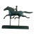 Vintage Double-Bodied Sculpture of Horse and Rider For Sale