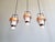 Scandinavian Pendant Lights in White Opaline and Copper Metal, 1960s, Set of 3 For Sale - Image 10 of 18