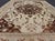 Vintage Oushak Rug With Intricate Medallion in Brown and Ivory 4'8 X 7'2 For Sale In Atlanta - Image 6 of 14