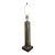 Mid 20th Century Trench Art Style - Artillery Shell Lamp With Square Brass Base For Sale