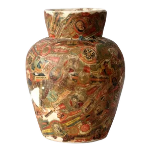 Vintage Cigar Band Vase