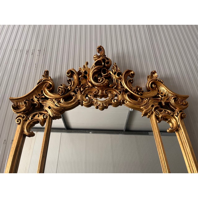 Console Table with Baroque Mirror, 1890s, Set of 2 For Sale - Image 15 of 17