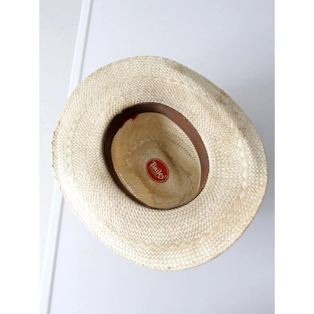 Textile Vintage Cowboy Hat For Sale - Image 7 of 12