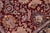 Shabby Chic Shabby Chic Beautiful 1990's Floral Pak-Persian Red/Teal Wool Rug - 6'4'' X 9'2'' For Sale - Image 3 of 9