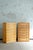 Bamboo and Wood Tallboys, Set of 2 For Sale - Image 10 of 10