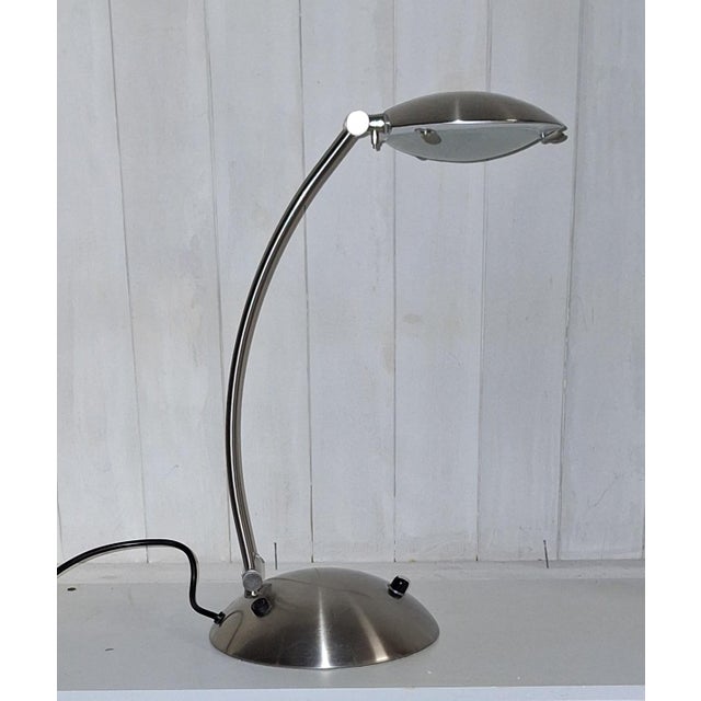 Adjustable Desk Lamp in Stainless Steels with Dimmer from Orion, 2000s, in Very Good conditions. Designed from 2000 This...