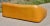 3-seater "Space Age" sofa, orange faux leather, 1970s Comfortable Note: streaks in the faux leather (not through) on the...
