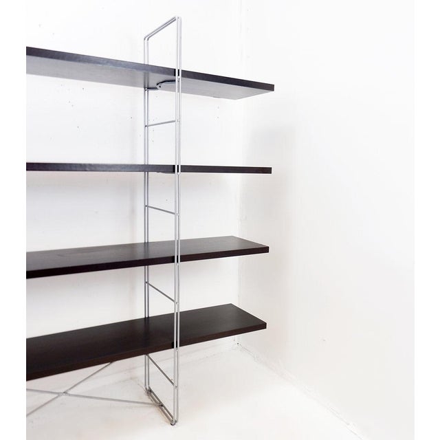 Brown Vintage Enetri String Shelving System attributed to Niels Gammelgaard for Ikea, 1980s For Sale - Image 8 of 15