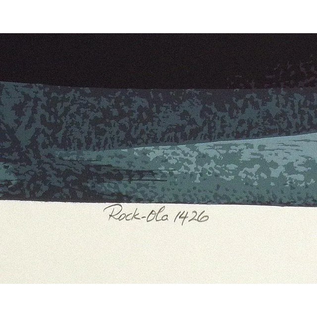 Realism Dallas John "Rock-Ola 1426" Hand Signed Serigraph Realism 1979 Unframed Music Jukebox For Sale - Image 3 of 3