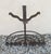 Metal Vintage 1980s Candelabra 9 Cups Custom Made Wrought Iron 24'' Height X 24'' Width X 14'' Base For Sale - Image 7 of 10