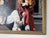 1980’s Vintage Azene Figurative Scene Oil on Canvas Painting, Framed For Sale - Image 9 of 12