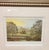 A charming late Victorian color wood engraving depicting Ilam Hall in Staffordshire, England, presented in a later gilt...